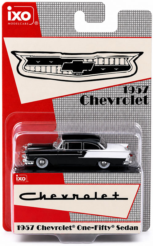 IXO 1/64 HOBBY EXCLUSIVE 1957 CHEVY ONE FIFTY BLACK/ONXY / *FREE USA SHIPPING