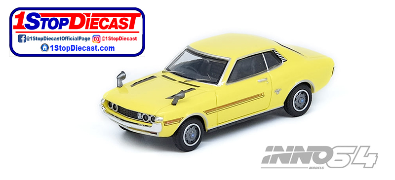 INNO64 1/64 TOYOTA CELICA 1600GT (TA22) YELLOW / *FREE USA SHIPPING