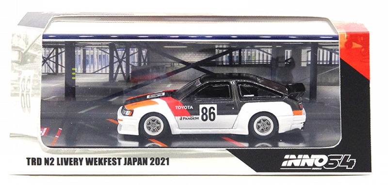 INNO64 1/64 TOYOTA AE86 LEVIN INAZUMA WORX PANDEM / ROCKET BUNNY / *FREE USA SHIPPING