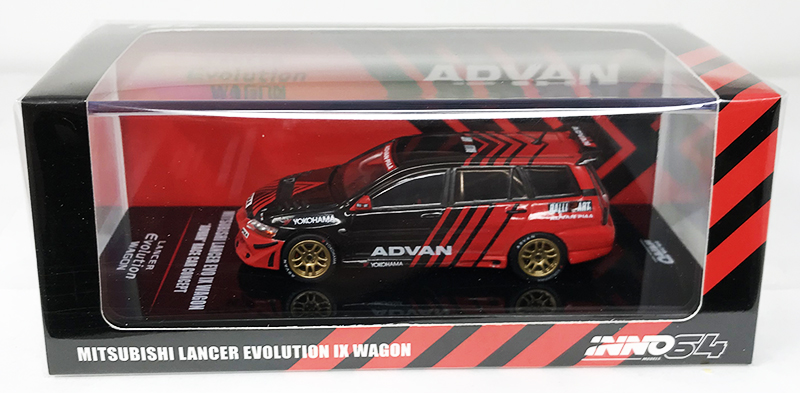 INNO64 1/64 MITSUBISHI LANCER EVOLUTION IX WAGON ADVAN / *FREE USA SHIPPING