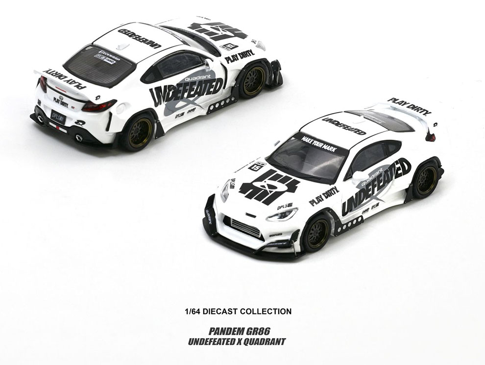INNO64 1/64 TOYOTA GR86 ROCKET BUNNY UNDEFEATED X QUADRANT / *FREE USA SHIPPING