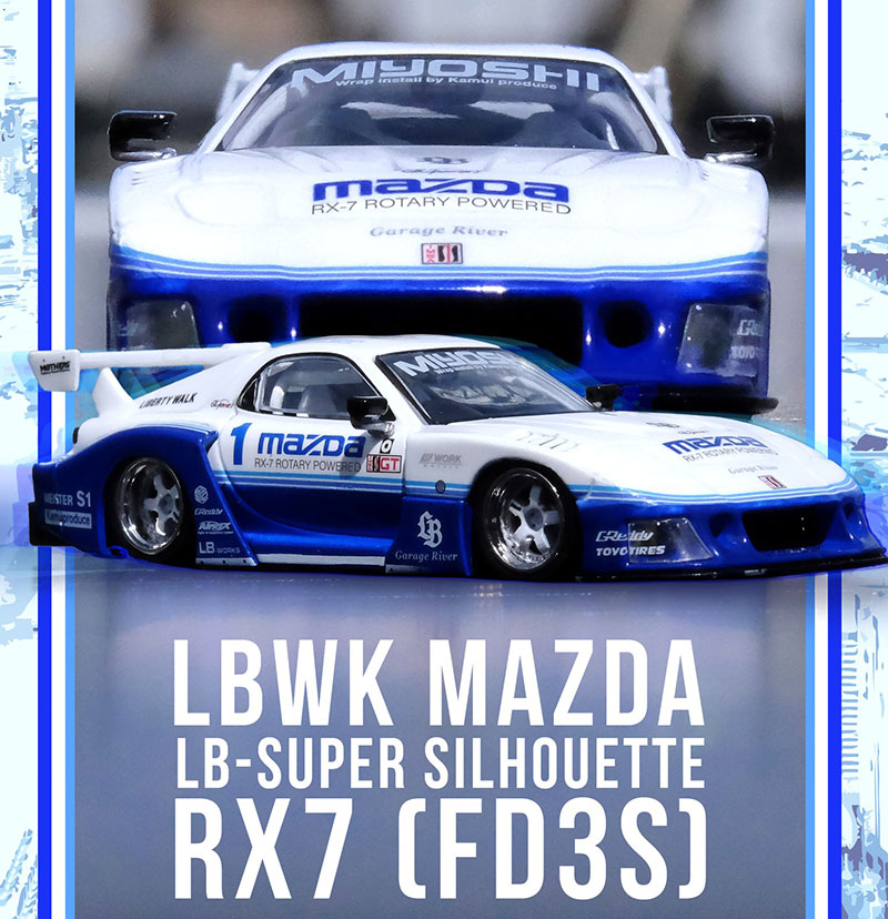 INNO64 1/64 LBWK MAZDA RX7 FD3S LB-SUPER SILHOUETTE HONG