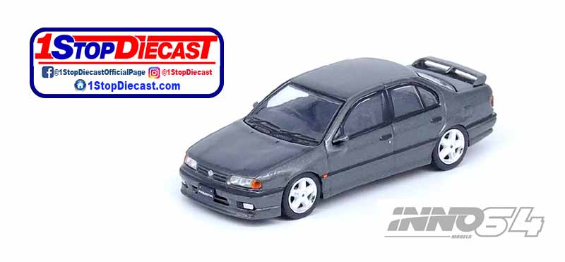 INNO64 1/64 NISSAN PRIMERA P10 GUN METAL GREY / *FREE USA SHIPPING