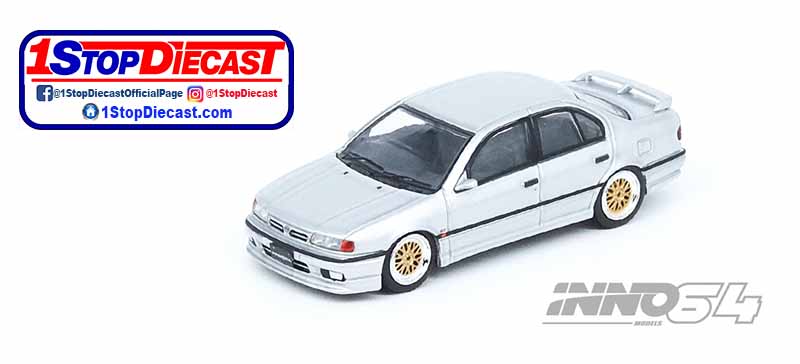 INNO64 1/64 NISSAN PRIMERA P10 SILVER / *FREE USA SHIPPING