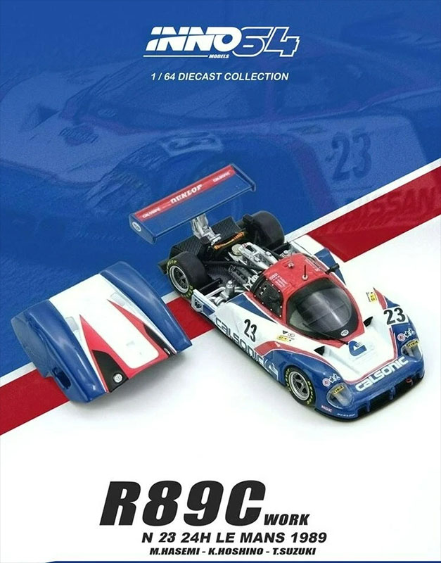 INNO64 1/64 CALSONIC R89C #23 LEMANS 1989 / *FREE USA SHIPPING