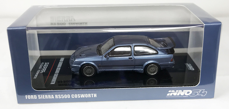 INNO64 1/64 FORD SIERRA RS500 COSWORTH 1986 MOONSTONE BLUE / *FREE USA SHIPPING