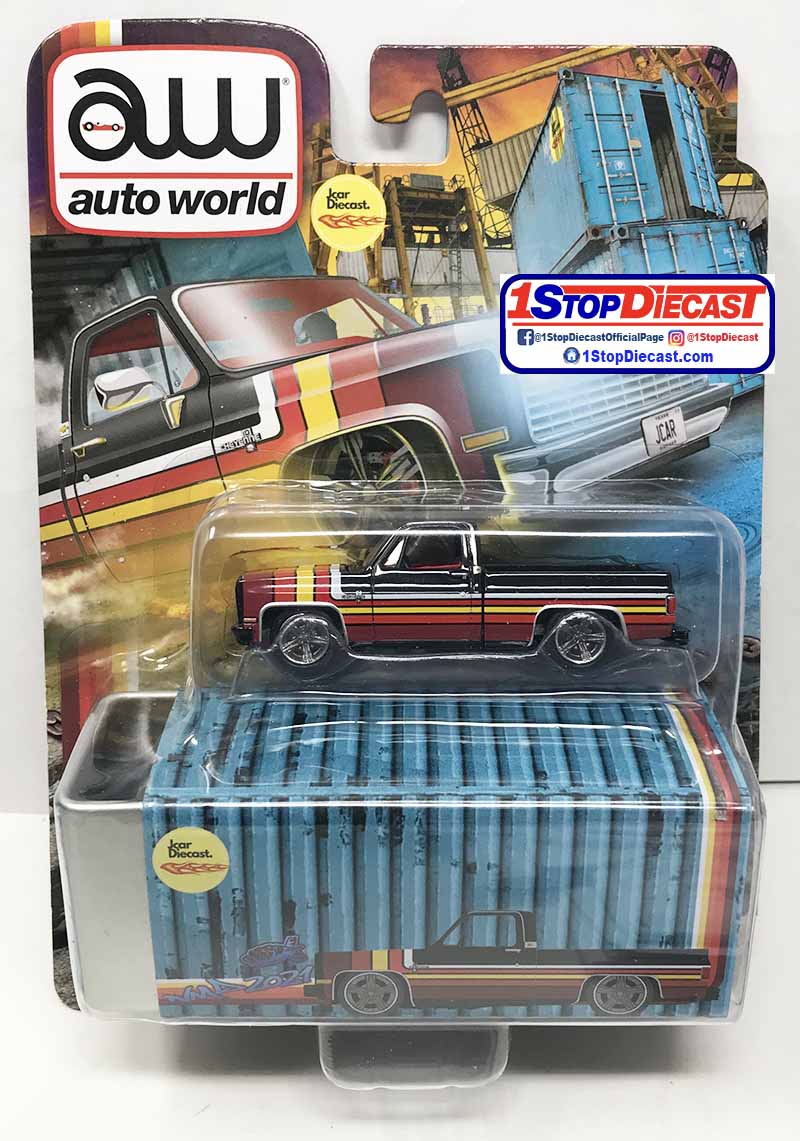 AUTO WORLD JCAR 1981 CHEVY C-10 CHEYENNE WITH TIN / *FREE USA SHIPPING