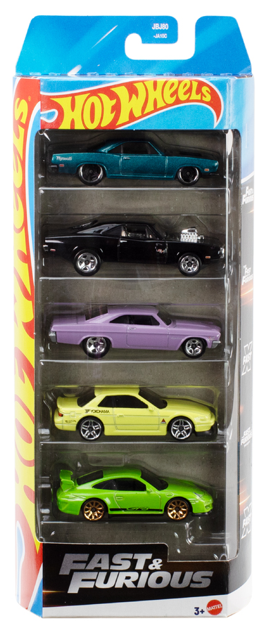 HOT WHEELS 2025 BASIC CARS FAST & FURIOUS 5-PACK / *FREE SHIPPING USA