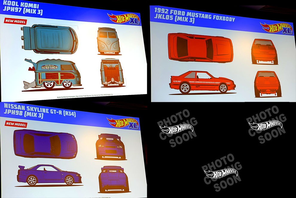 HOT WHEELS 2027 BASIC XL SERIES CASE 0F 6 DASH G / FREE USA SHIPPING*