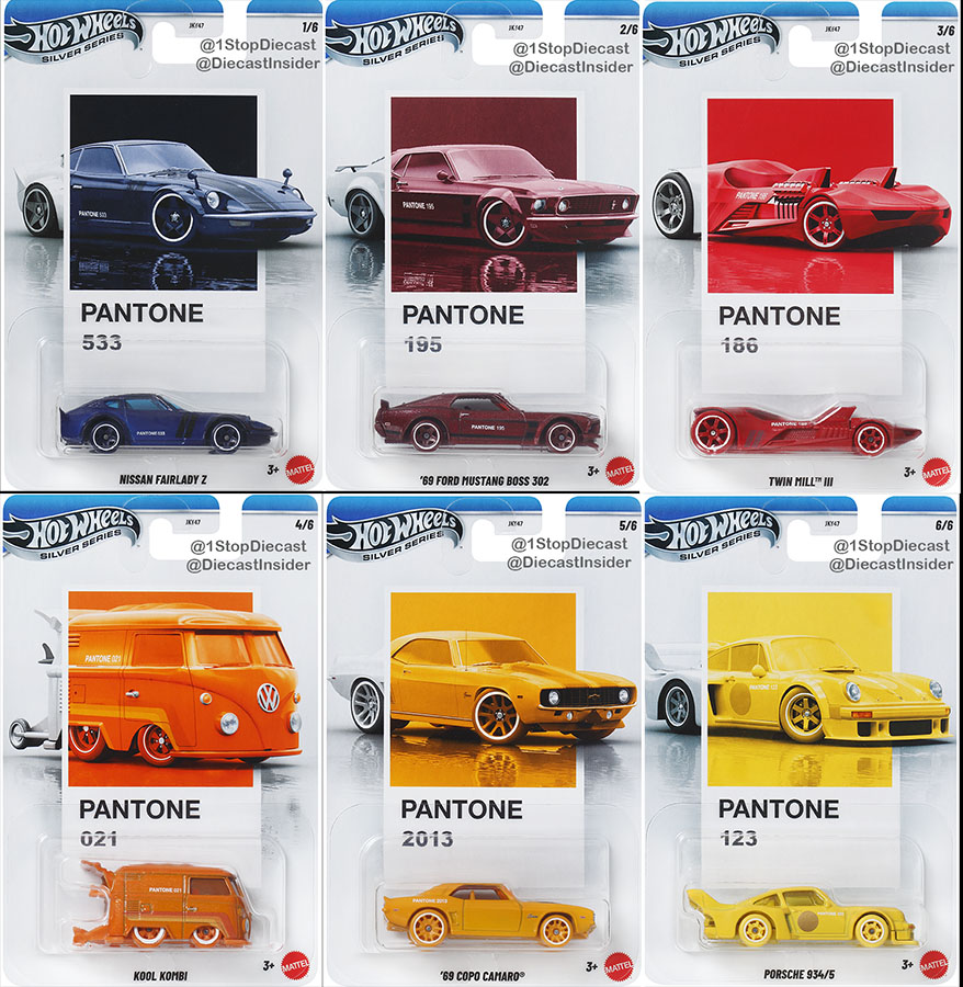 HOT WHEELS 2026 SILVER SERIES BASIC PANTONE A CASE OF 10 / FREE USA SHIPPING*