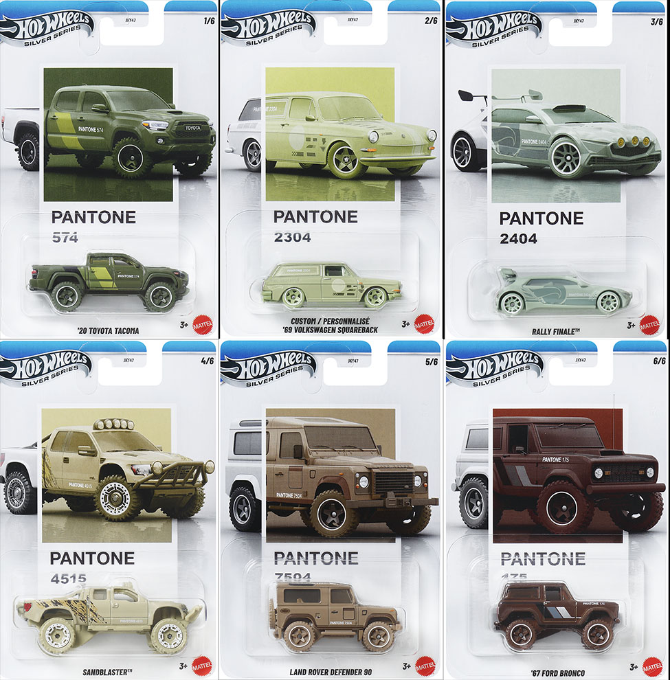 HOT WHEELS 2026 SILVER SERIES BASIC PANTONE B CASE OF 10 / FREE USA SHIPPING*