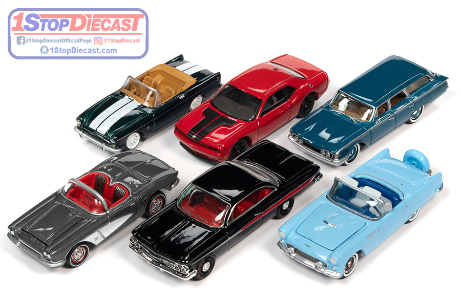 2020 JOHNNY LIGHTNING CLASSIC GOLD RELEASE 3 A / 6 CAR SET / FREE SHIPPING*