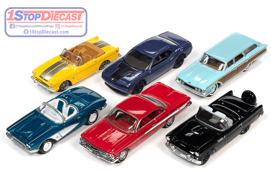 2020 JOHNNY LIGHTNING CLASSIC GOLD RELEASE 3 B / 6 CAR SET / FREE SHIPPING*