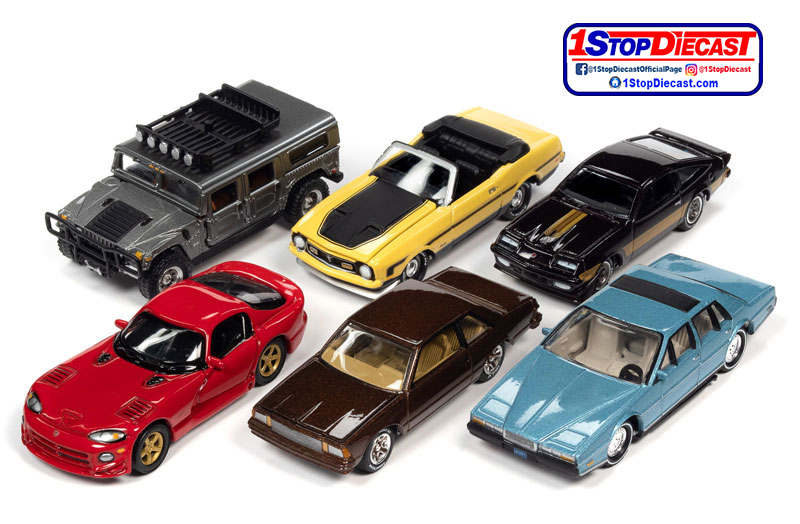 2021 JOHNNY LIGHTNING CLASSIC GOLD RELEASE 1 A / 6 CAR SET / FREE SHIPPING*