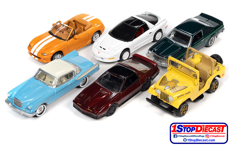 2021 JOHNNY LIGHTNING CLASSIC GOLD RELEASE 2 B / 6 CAR SET / FREE SHIPPING*