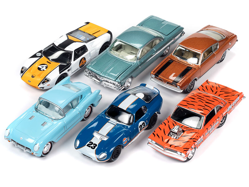 JOHNNY LIGHTNING CLASSIC GOLD 2023 RELEASE 2 B / 6 CAR SET / FREE SHIPPING*