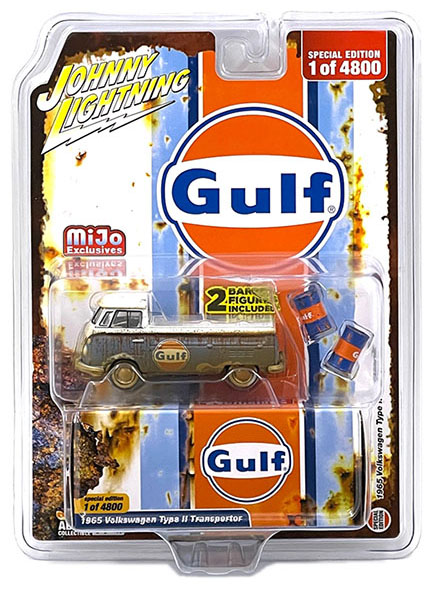 JOHNNY LIGHTNING 1/64 MIJO 1965 VW TYPE 3 TRANSPORT GULF / MIJO EXCLUSIVE / FREE USA SHIPPING*