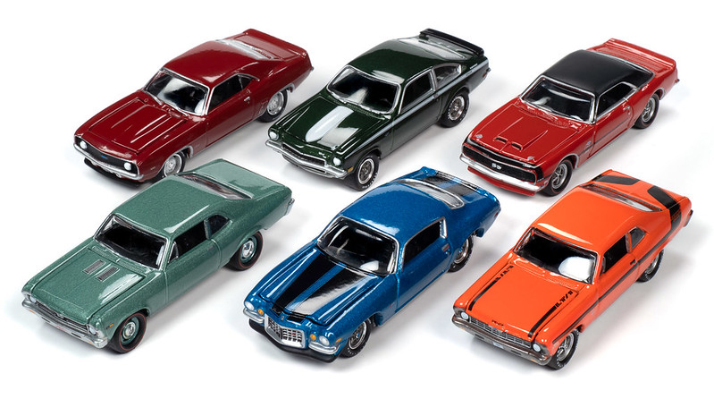 2020JOHNNY LIGHTNING MUSCLE CARS RELEASE 2 B / 6 CAR SET / FREE SHIPPING*
