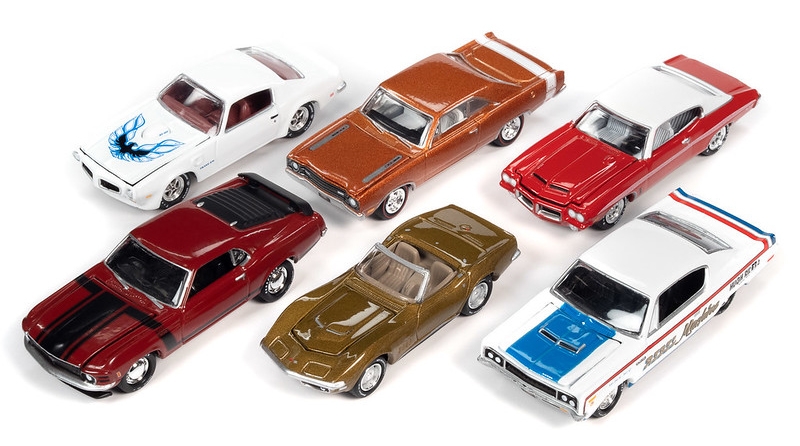 2020 JOHNNY LIGHTNING MUSCLE CARS RELEASE 3 B / 6 CAR SET / FREE SHIPPING*