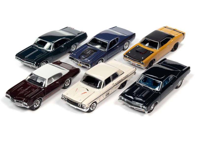 2021 JOHNNY LIGHTNING MUSCLE CARS RELEASE 1 B / 6 CAR SET / FREE SHIPPING*