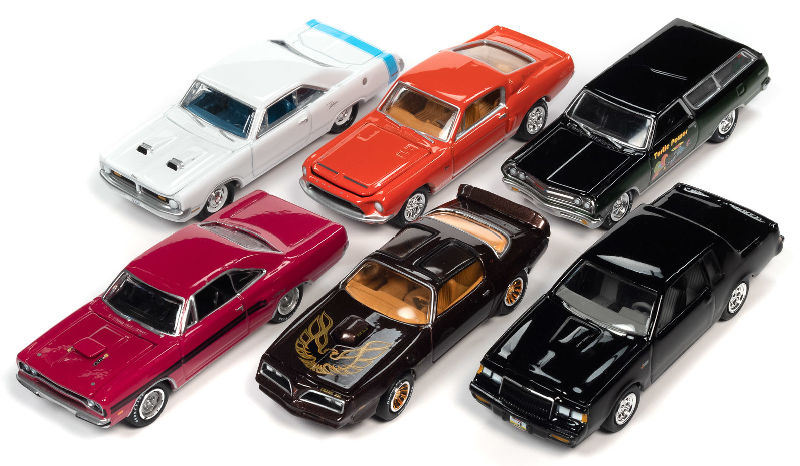 2021 JOHNNY LIGHTNING MUSCLE CARS RELEASE 3 A / 6 CAR SET / FREE SHIPPING*