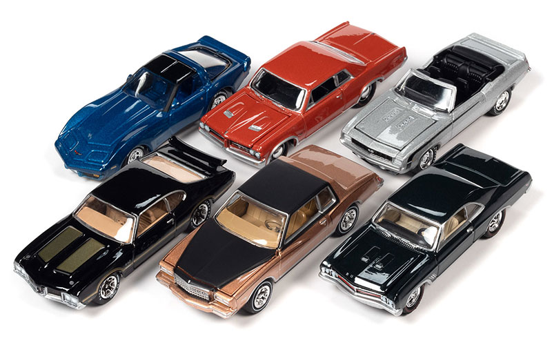 JOHNNY LIGHTNING MUSCLE CARS USA 2023 RELEASE 1 B  / 6 CAR SET / FREE SHIPPING*