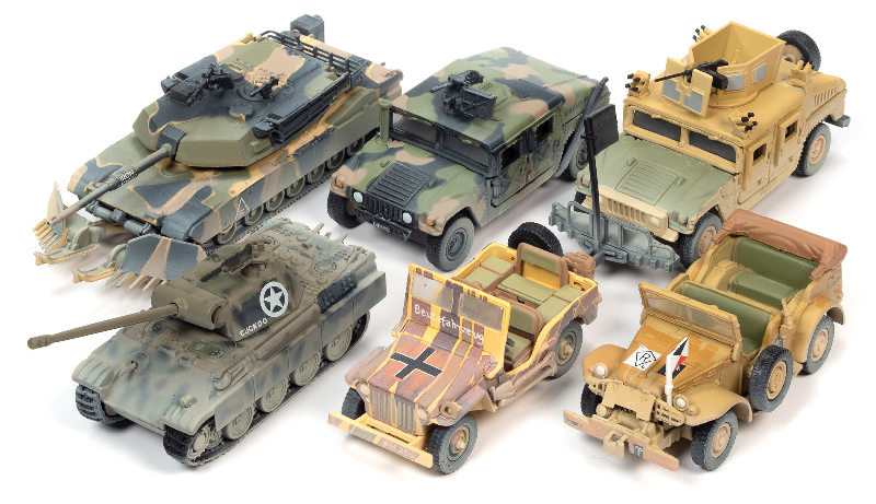 JOHNNY LIGHTNING 1/64 2021/2  MILITARY RELEASE 1 B   / 6 CAR SET / FREE USA SHIPPING*