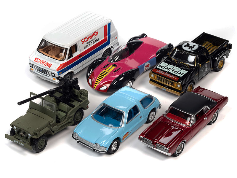 JOHNNY LIGHTNING 1/64 2023 POP CULTURE RELEASE 1 / 6 CAR SET / FREE SHIPPING*