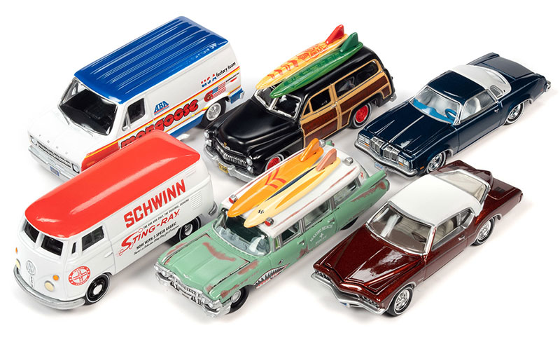 JOHNNY LIGHTNING 2-PACK RELEASE 22 A  SET OF 3  / THREE  2-PACK TWO CAR SETS / FREE USA SHIPPING*