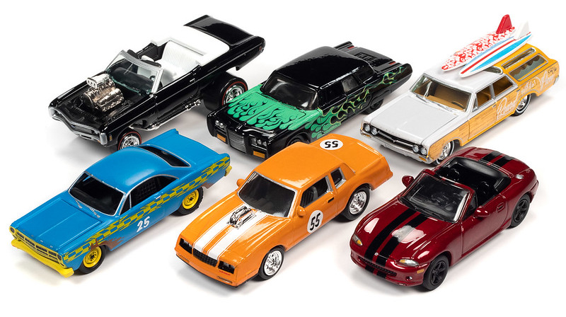 JOHNNY LIGHTNING 1/64 2020 STREET FREAKS RELEASE 4 B  / 6 CAR SET / FREE SHIPPING*