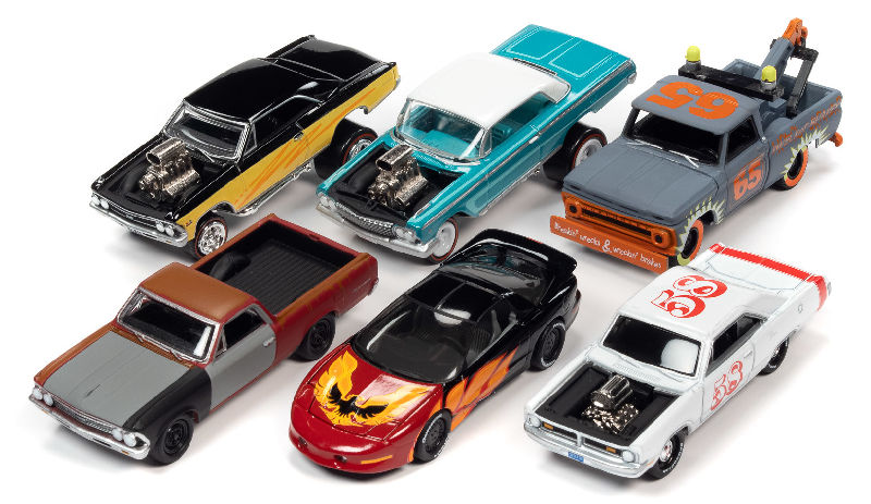 2021 JOHNNY LIGHTNING STREET FREAKS RELEASE 4 A   / 6 CAR SET / FREE SHIPPING*