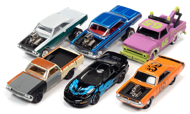 2021 JOHNNY LIGHTNING STREET FREAKS RELEASE 4 B   / 6 CAR SET / FREE SHIPPING*