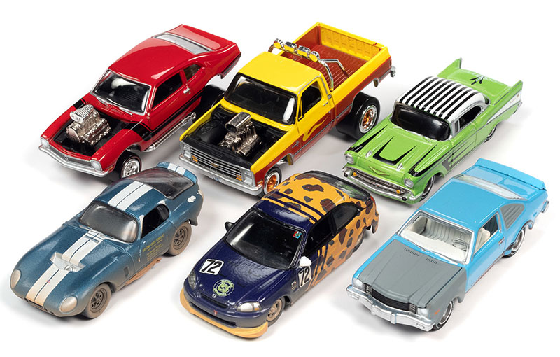 JOHNNY LIGHTNING STREET FREAKS 2022 RELEASE 1 A / 6 CAR SET / FREE SHIPPING*