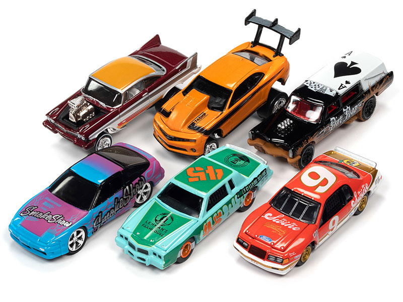 JOHNNY LIGHTNING STREET FREAKS 2022 RELEASE 2 A / 6 CAR SET / FREE SHIPPING*