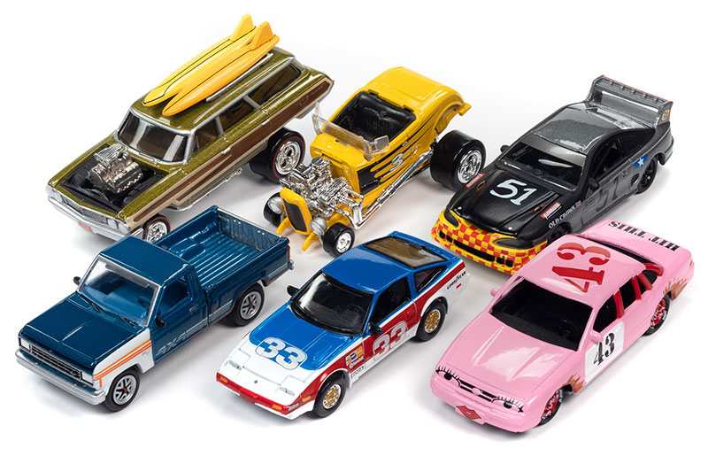 JOHNNY LIGHTNING STREET FREAKS 2023 RELEASE 1 A / 6 CAR SET / FREE SHIPPING*
