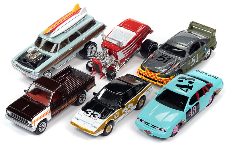 JOHNNY LIGHTNING STREET FREAKS 2023 RELEASE 1 B / 6 CAR SET / FREE SHIPPING*