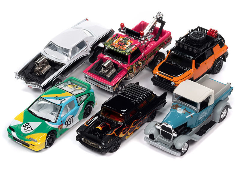JOHNNY LIGHTNING STREET FREAKS 2023 RELEASE 2 B / 6 CAR SET / FREE SHIPPING*
