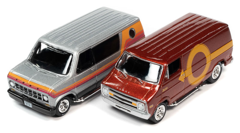 JOHNNY LIGHTNING 2-PACK BOOGIE VANS RELEASE B  / ONE 2-PACK TWO CAR SET / FREE USA SHIPPING*