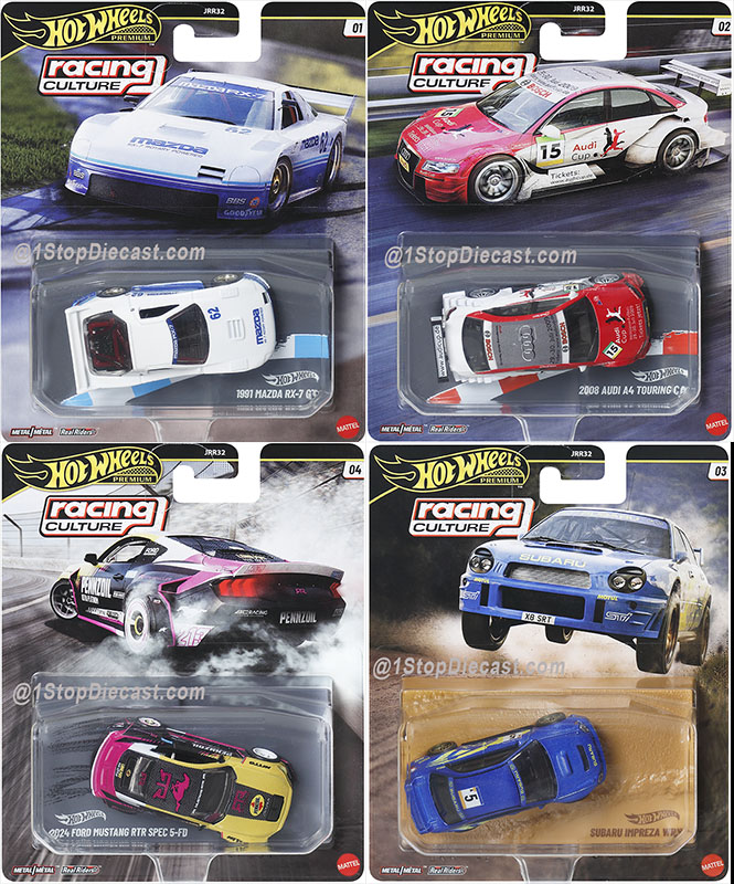 HOT WHEELS 2027 CAR CULTURE RACING RELEASE A /  FACTORY SEALED CASE OF 10 / FREE USA SHIPPING*