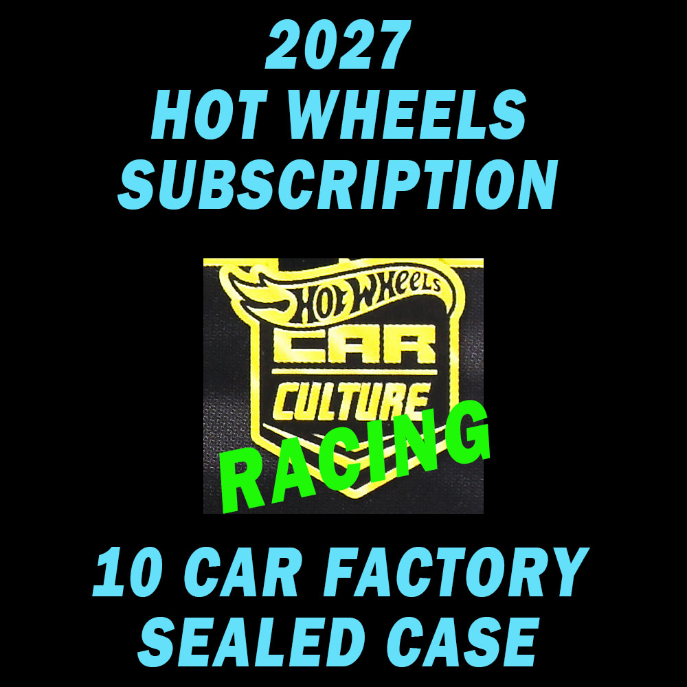 HOT WHEELS 2027 CAR CULTURE RACING SEALED CASE 0F 10 SUBSCRIPTION /  FACTORY SEALED CASE OF 10 / FREE USA SHIPPING*