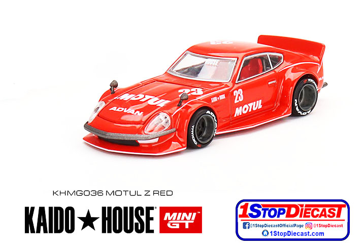 MINI GT 1/64 KAIDO HOUSE DATSUN FAIRLADY Z V2 MOTUL RED / *FREE USA SHIPPING