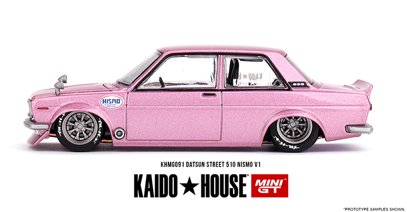 MINI GT 1/64 KAIDO HOUSE DATSUN 510  STREET V1 PINK  / *FREE USA SHIPPING