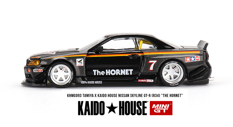 MINI GT 1/64 KAIDO HOUSE TAMIYA NISSAN SKYLINE GT-R R34 HORNET / *FREE USA SHIPPING