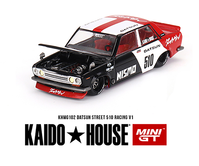 MINI GT 1/64 KAIDO HOUSE DATSUN PRO STREET 510 RACING V1 / *FREE USA SHIPPING