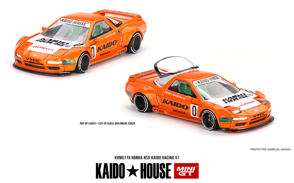 MINI GT 1/64 KAIDO HOUSE HONDA NSX KAIDO RACING V1 ORANGE / *FREE USA SHIPPING