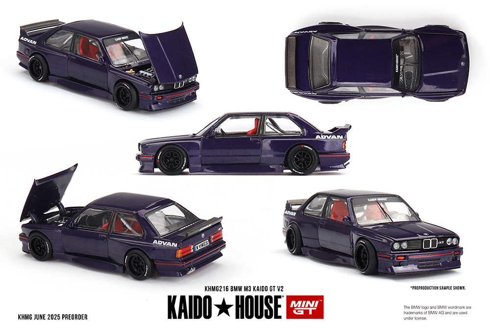 MINI GT 1/64 KAIDO HOUSE BMW M3 (E30) KADIO HOUSE ORANGE / *FREE USA SHIPPING