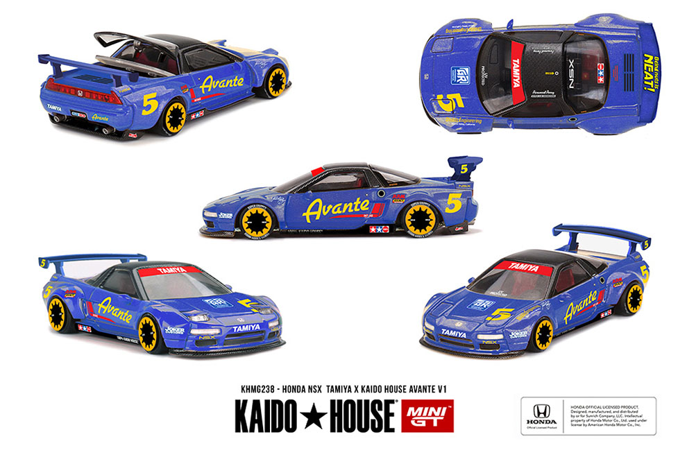 MINI GT 1/64 KAIDO HOUSE HONDA NSX TAMIYA AVANTE BLUE   / *FREE USA SHIPPING