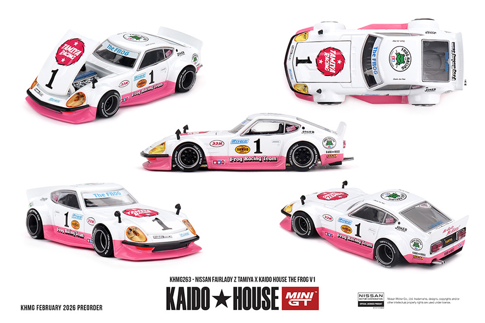 MINI GT 1/64 KAIDO HOUSE NISSAN FAIRLADY Z TAMIYA THE FROG / *FREE USA SHIPPING