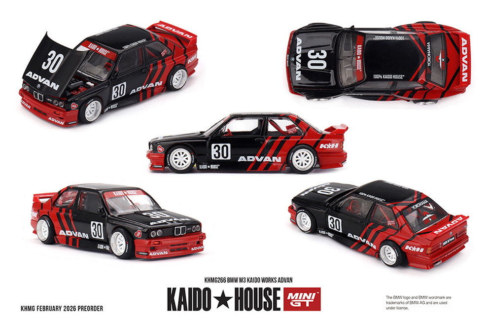 MINI GT 1/64 KAIDO HOUSE BMW M3 ADVAN / *FREE USA SHIPPING