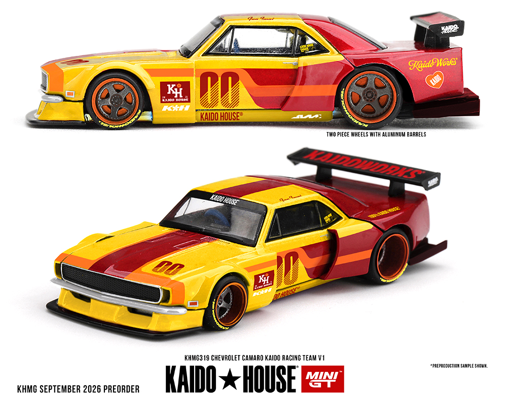MINI GT 1/64 KAIDO HOUSE CHEVY CAMARO KH RACHING / *FREE USA SHIPPING
